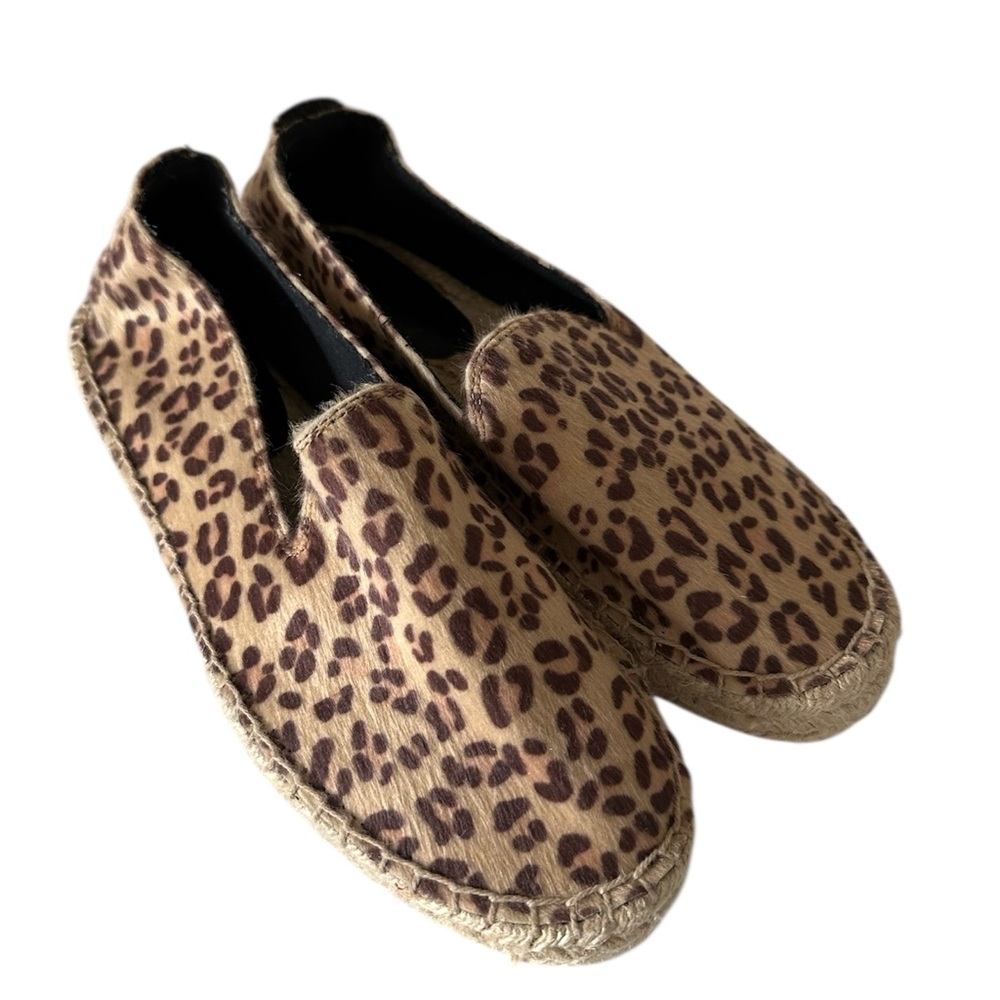 Billabong Sz 8 Leopard  espadrille flats boho hipster beach work comfort shoes